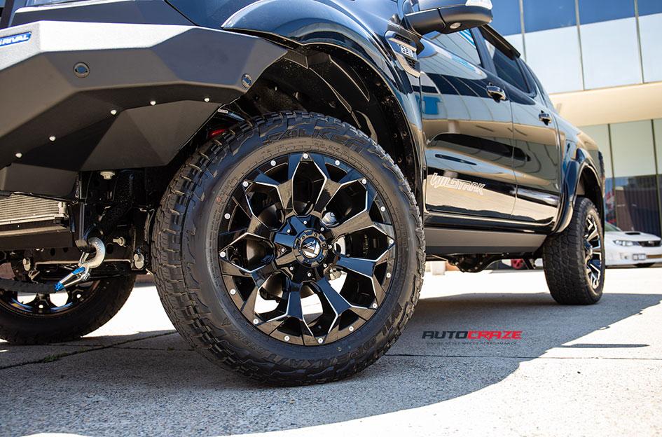 FORD RANGER ASSAULT GLOSS BLACK MILLED ACCENTS